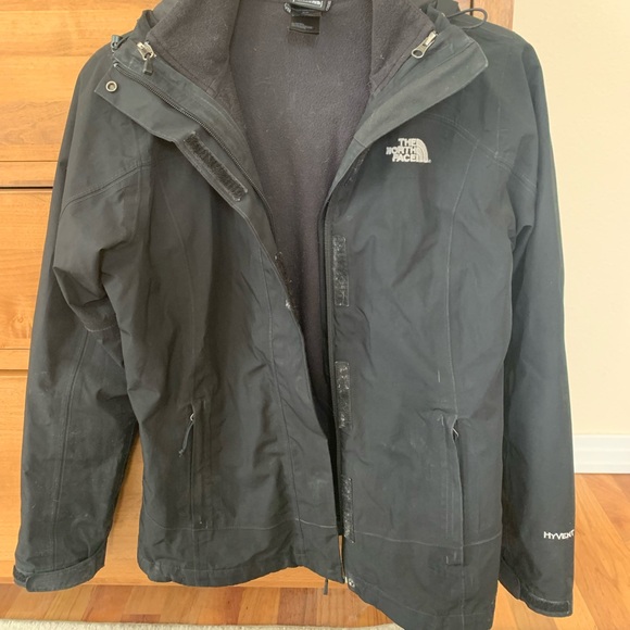 Women’s The North Face hyvent 3 in 1 jacket size Small - Picture 4 of 6